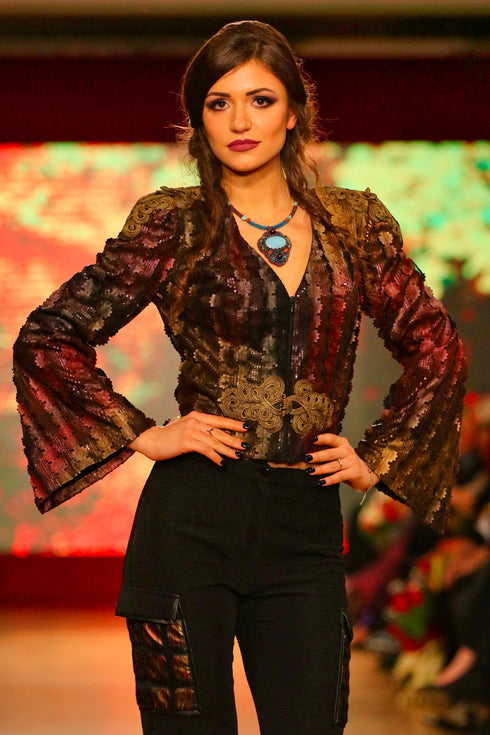 Sacou piele ecologica G5680